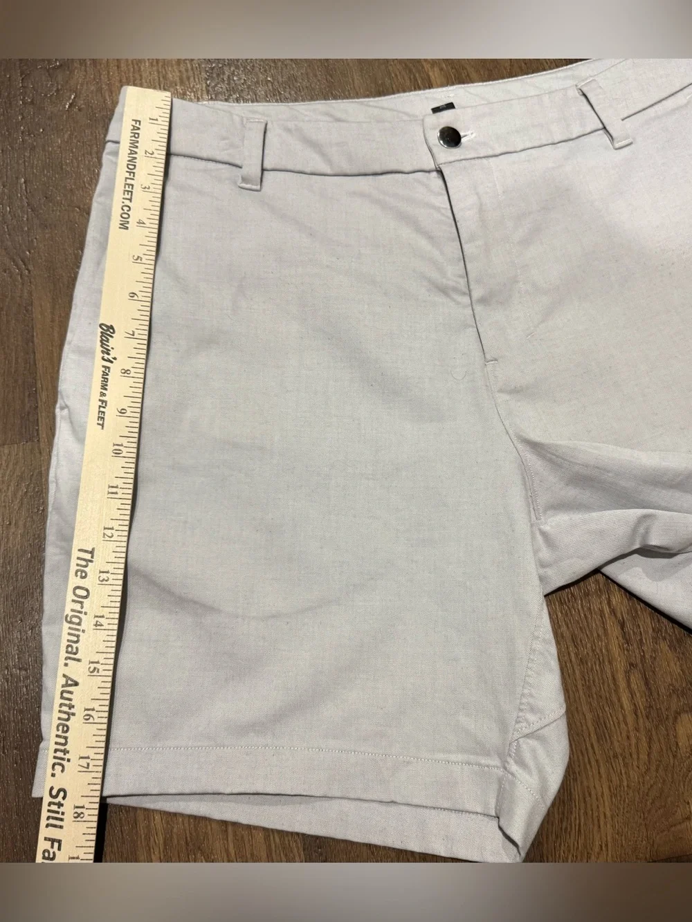 Lululemon Commission Short Classic 7” Light Grey Men’s Size 34
